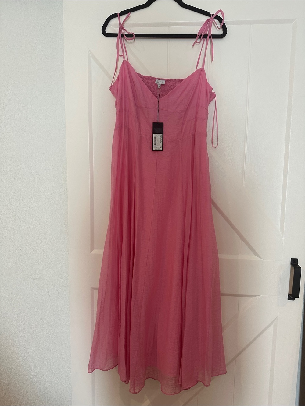 Gianni Bini Rose Pink Tie-Shoulder Dress